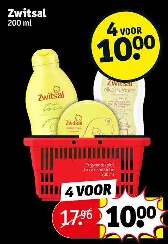 Kruidvat Zwitsal 200mL aanbieding
