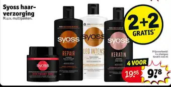 Kruidvat Syoss haarverzorging aanbieding