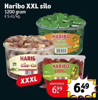 Kruidvat Haribo XXL silo 1200 gram aanbieding