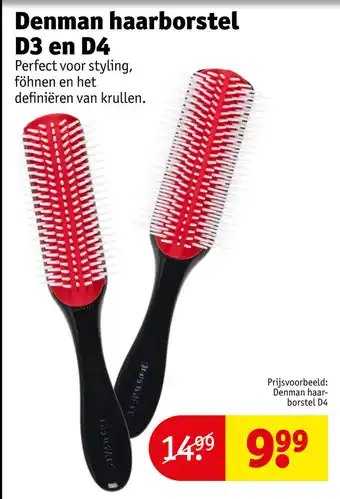 Kruidvat Denman haarborstel D3 en D4 aanbieding
