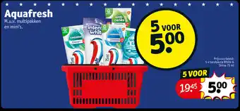 Kruidvat Aquafresh aanbieding