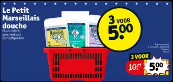Kruidvat Le Petit Marseillais douche aanbieding