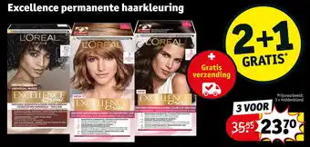 Kruidvat Excellence permanente haarkleuring aanbieding