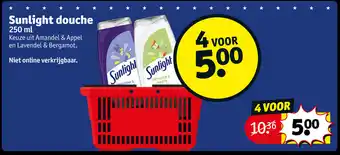 Kruidvat Sunlight douche 250mL aanbieding