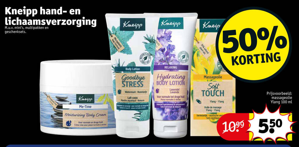 Kneipp hand en promotie bij Kruidvat