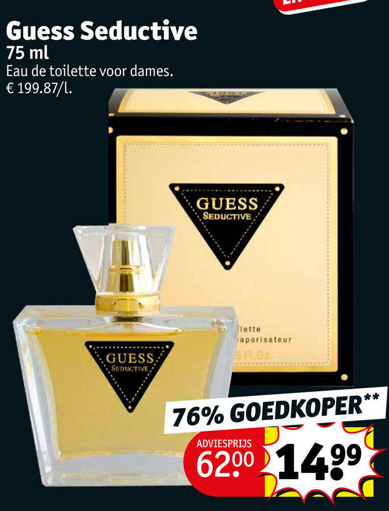 Kruidvat Guess Seductive 75 ml aanbieding