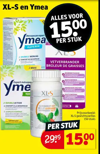 Kruidvat XL-S en Ymea aanbieding