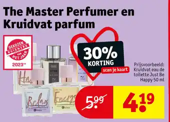 Kruidvat The Master Perfumer en Kruidvat parfum aanbieding