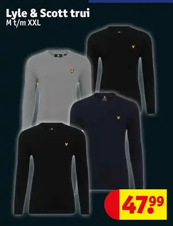 Kruidvat Lyle & Scott trui M t/m XXL aanbieding