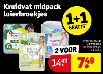 Kruidvat Kruidvat midpack luierbroekjes aanbieding