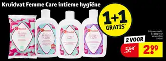 Kruidvat Kruidvat Femme Care intieme hygiëne aanbieding