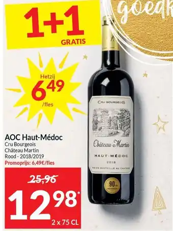 Intermarché AOC Haut-Médoc Cru Bourgeois Château Martin aanbieding
