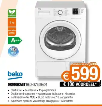 Expert DROOGKAST BEDH8735GA01 aanbieding