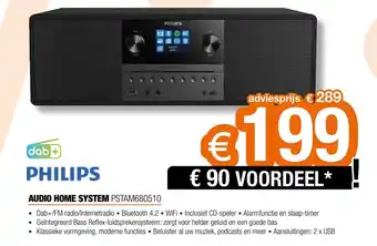 Expert PHILIPS AUDIO HOME SYSTEM PSTAM680510 aanbieding