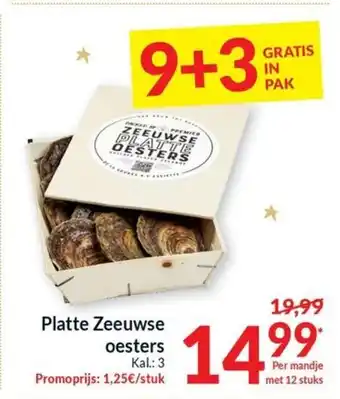 Intermarché Platte Zeeuwse oesters aanbieding