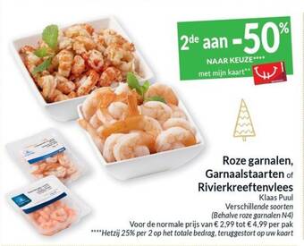 Intermarché Roze garnalen, Garnaalstaarten of Rivierkreeftenvlees aanbieding
