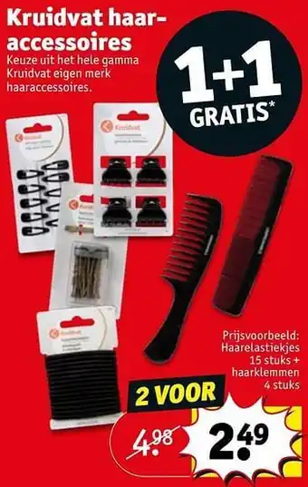 Haarelastiekjes + haarklemmen