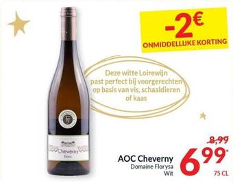 Intermarché AOC Cheverny Domaine Florysa Wit aanbieding