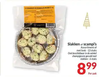 Intermarché Slakken of scampi's aanbieding