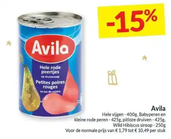 Avila Hele vijgen - 400g, Babyperen en