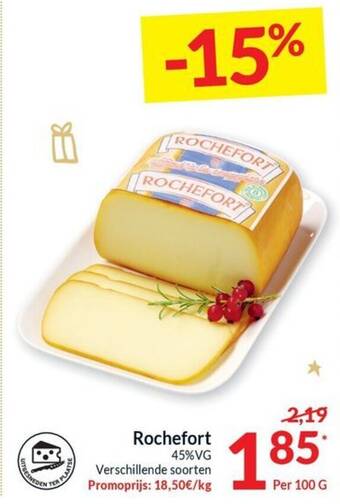 Intermarché Rochefort 45%VG 100 g aanbieding