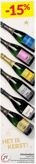 Schuimwijnen Expert Club 75 cl