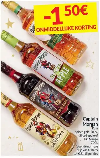 Intermarché Captain Morgan Rum aanbieding