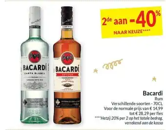 Bacardi Rum 70cl