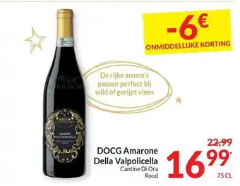 DOCG Amarone Della Valpolicella Cantine Di Ora Rood 75 cl