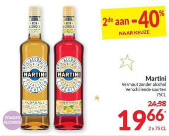 Intermarché Martini 2 x 75 cl aanbieding