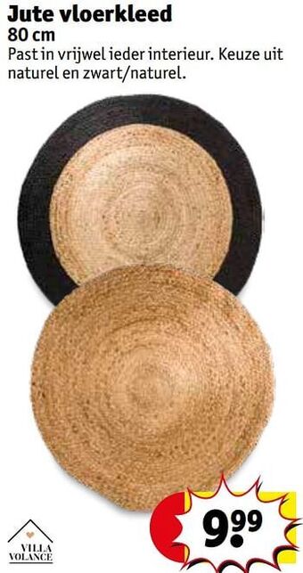Jute vloerkleed