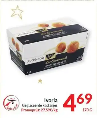 Intermarché Ivoria Geglaceerde kastanjes 170 g aanbieding