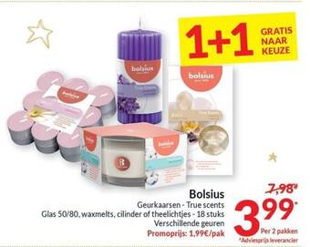 Intermarché Bolsius aanbieding