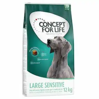 Zooplus 12kg Large Sensitive Concept for Life Hondenvoer aanbieding