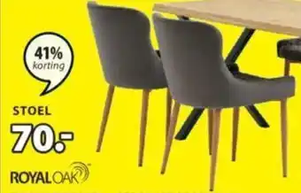 Jysk PEBRINGE STOEL aanbieding