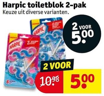 Kruidvat Harpic toiletblok aanbieding