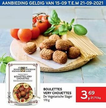 Alvo Boulettes very chouettes de vegetarische slager aanbieding