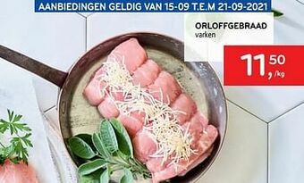 Alvo Orloffgebraad varken aanbieding
