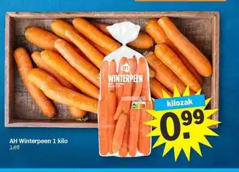 Albert Heijn Ah winterpeen 1 kilo aanbieding