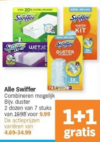 Albert Heijn Alle swiffer aanbieding