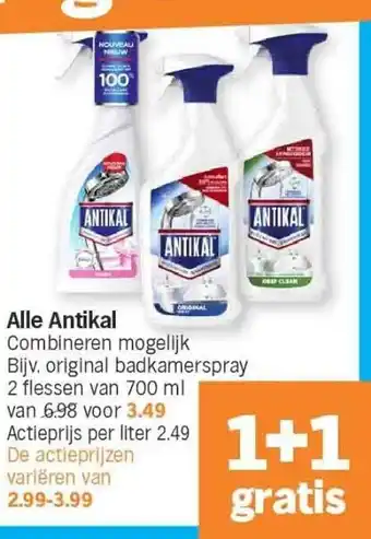 Albert Heijn Alle antikal aanbieding