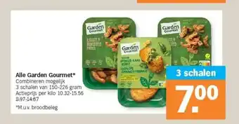 Albert Heijn Alle garden gourmet aanbieding