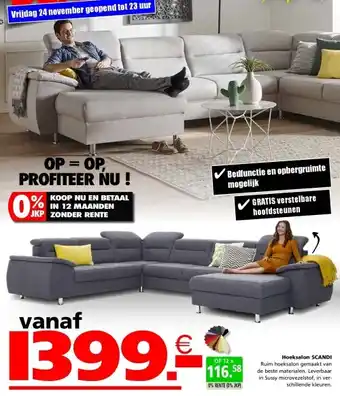 Seats and Sofas Scandi u salon aanbieding