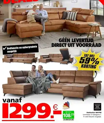 Seats and Sofas Wayne u salon aanbieding