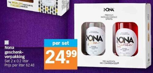 Albert Heijn Nona geschenkverpakking aanbieding