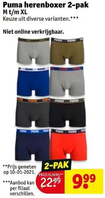 Puma herenboxer