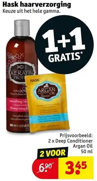 Kruidvat Deep conditioner argan oil 50ml aanbieding