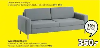 Jysk SVALBARD ZITBANK aanbieding