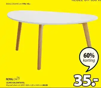 Jysk LEJRE SALONTAFEL aanbieding