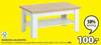 Jysk MARKSKEL SALONTAFEL aanbieding